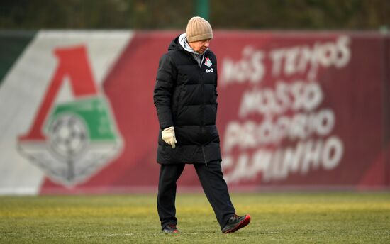 Футбол. Лига чемпионов. Тренировка ФК "Локомотив"