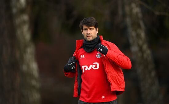 Футбол. Лига чемпионов. Тренировка ФК "Локомотив"