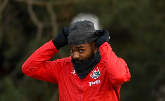 Футбол. Лига чемпионов. Тренировка ФК "Локомотив"