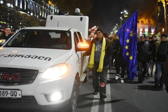 Акция протеста в Тбилиси