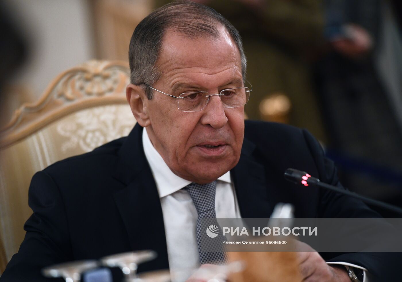 Встреча глав МИД РФ и Исландии С. Лаврова и Г. Тордарсона