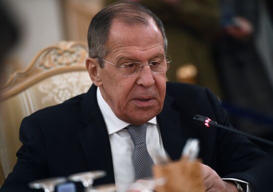 Встреча глав МИД РФ и Исландии С. Лаврова и Г. Тордарсона