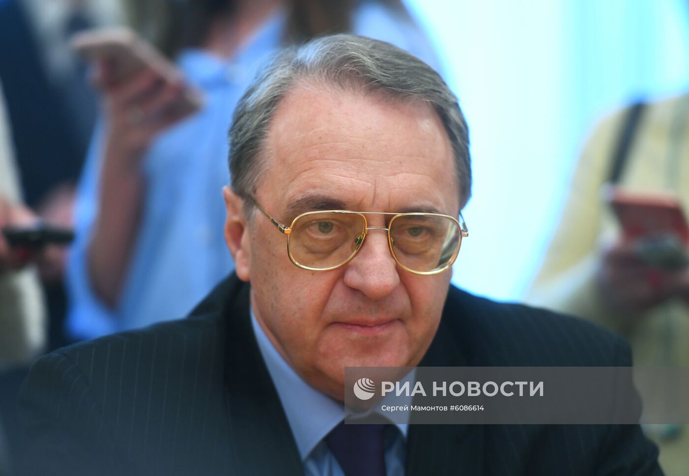 Встреча замминистра иностранных дел РФ М. Богданова с делегацией партии Сирии БААС