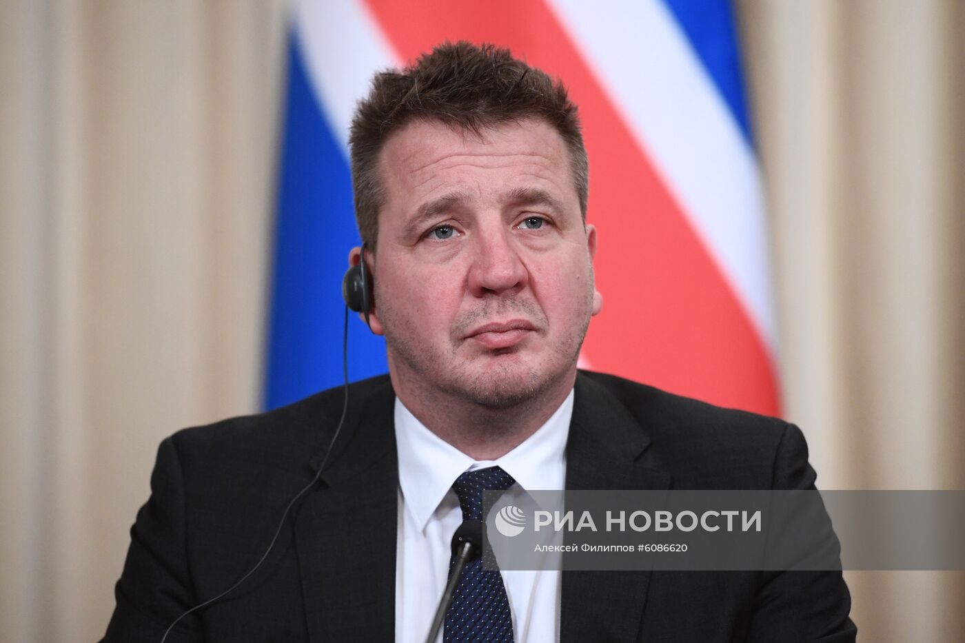 Встреча глав МИД РФ и Исландии С. Лаврова и Г. Тордарсона