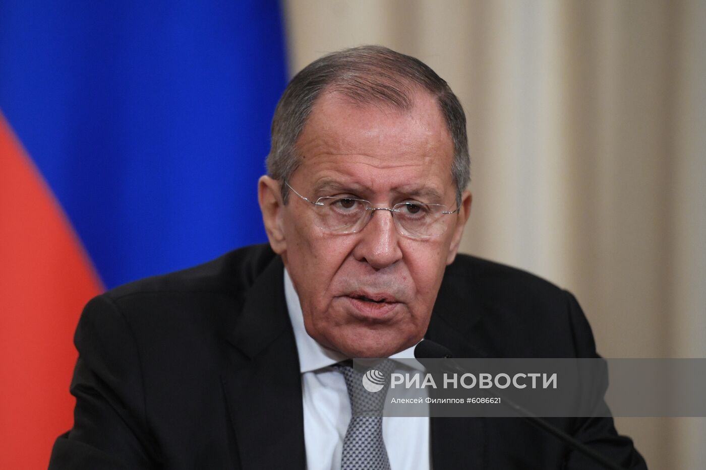 Встреча глав МИД РФ и Исландии С. Лаврова и Г. Тордарсона