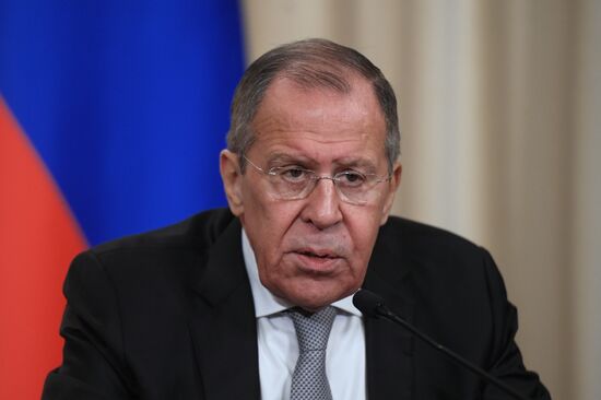 Встреча глав МИД РФ и Исландии С. Лаврова и Г. Тордарсона