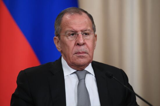 Встреча глав МИД РФ и Исландии С. Лаврова и Г. Тордарсона