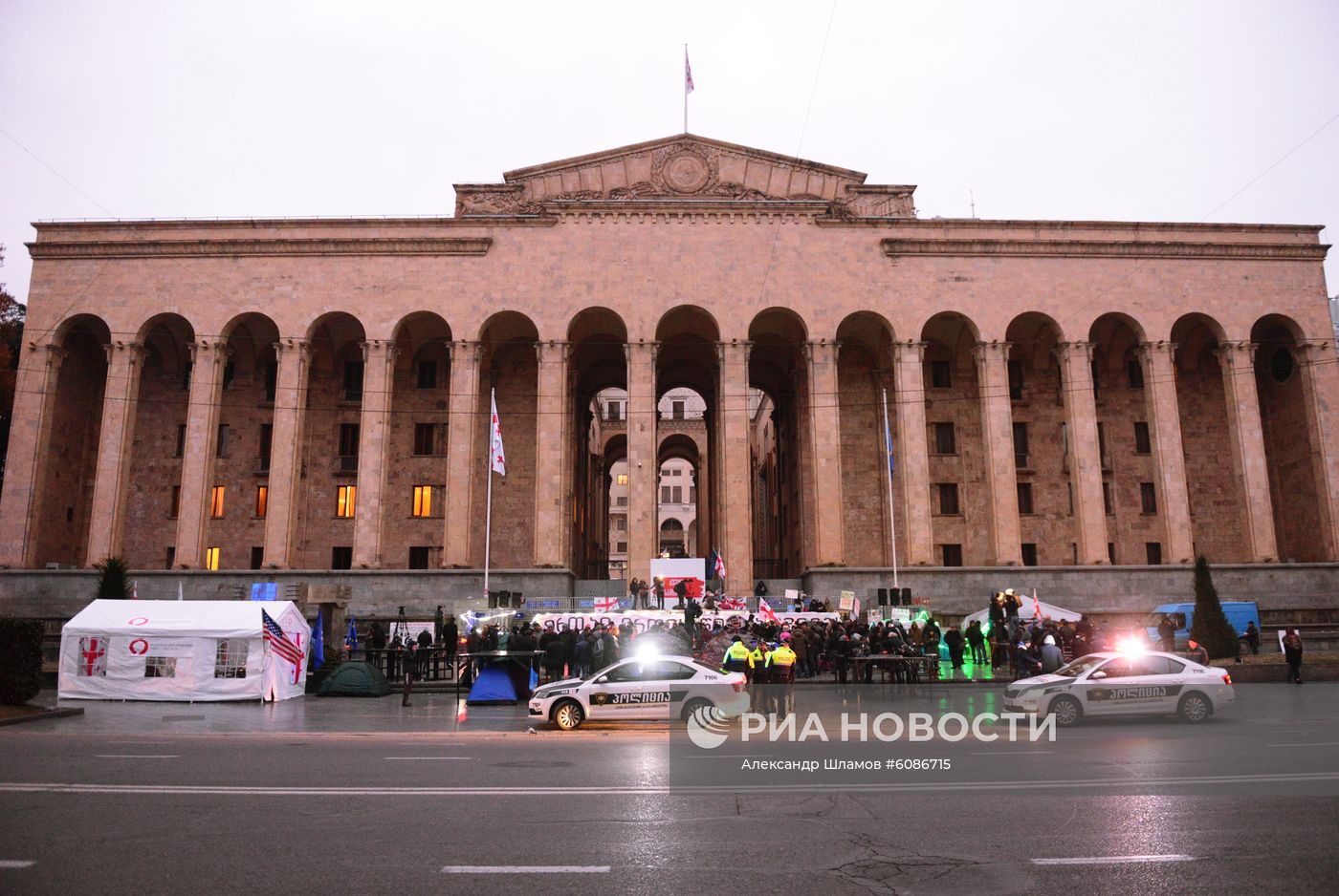 Акция протеста в Тбилиси