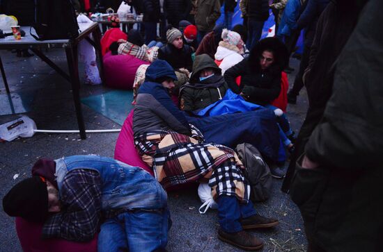 Акция протеста в Тбилиси