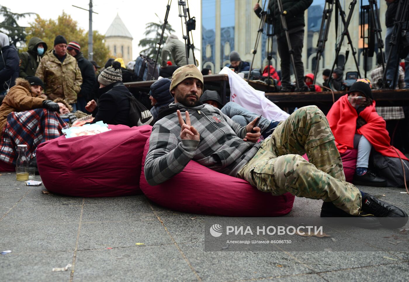 Акция протеста в Тбилиси