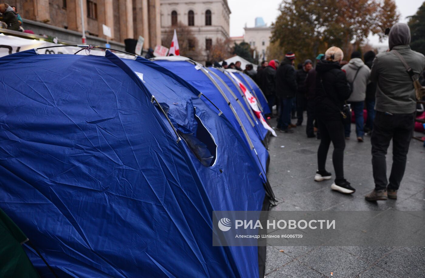 Акция протеста в Тбилиси