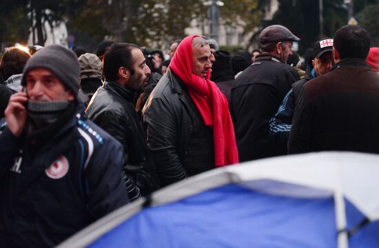 Акция протеста в Тбилиси