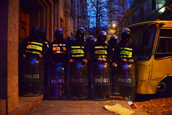 Акция протеста в Тбилиси