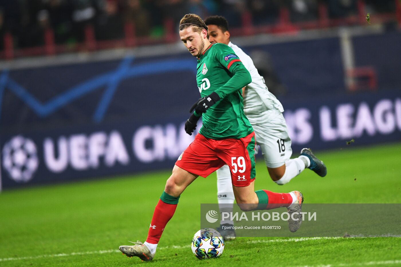 Футбол. Лига чемпионов. Матч "Локомотив" — "Байер"