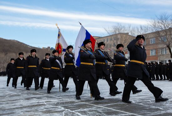  Празднование Дня морской пехоты в России