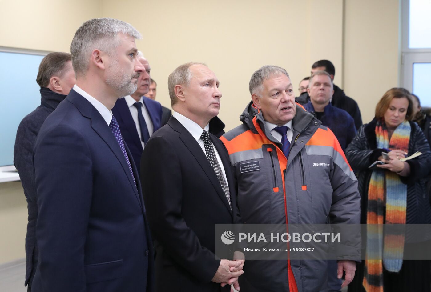 Рабочая поездка президента РФ В. Путина в Санкт-Петербург