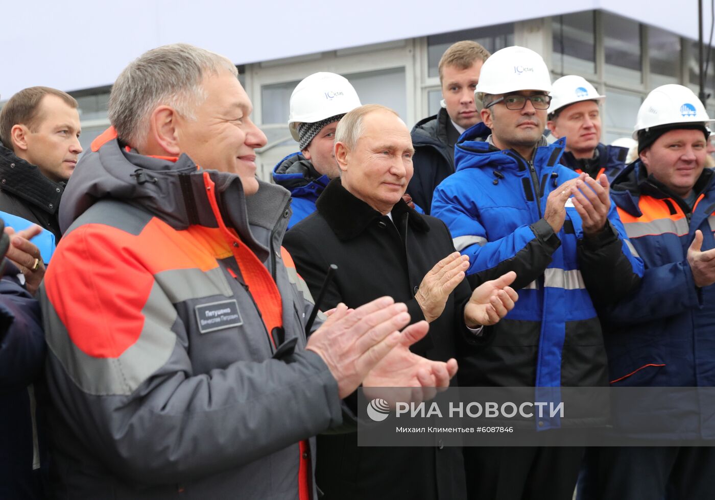 Рабочая поездка президента РФ В. Путина в Санкт-Петербург