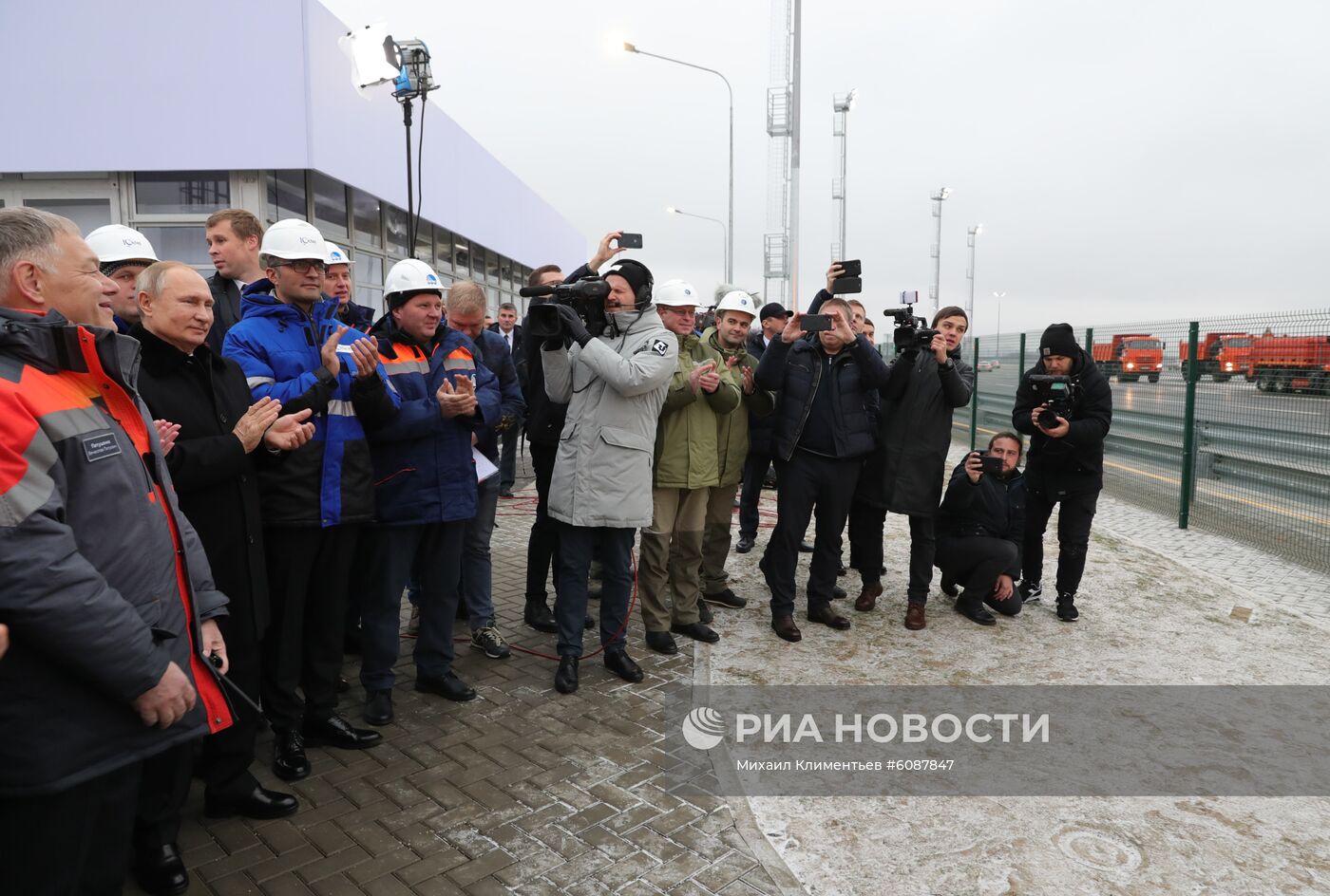 Рабочая поездка президента РФ В. Путина в Санкт-Петербург