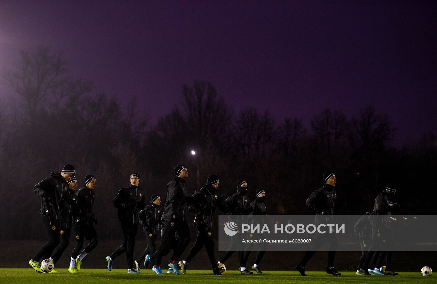 Футбол. Лига Европы. Тренировка ПФК ЦСКА