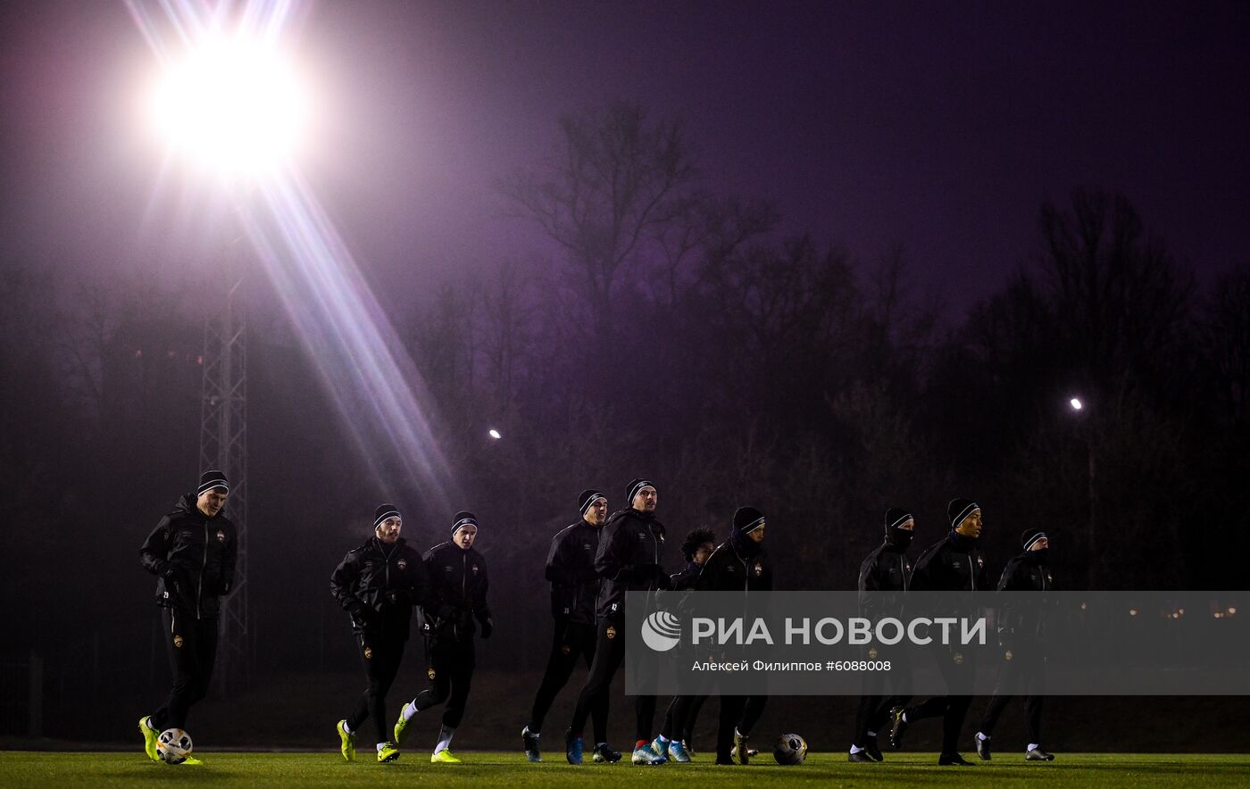 Футбол. Лига Европы. Тренировка ПФК ЦСКА