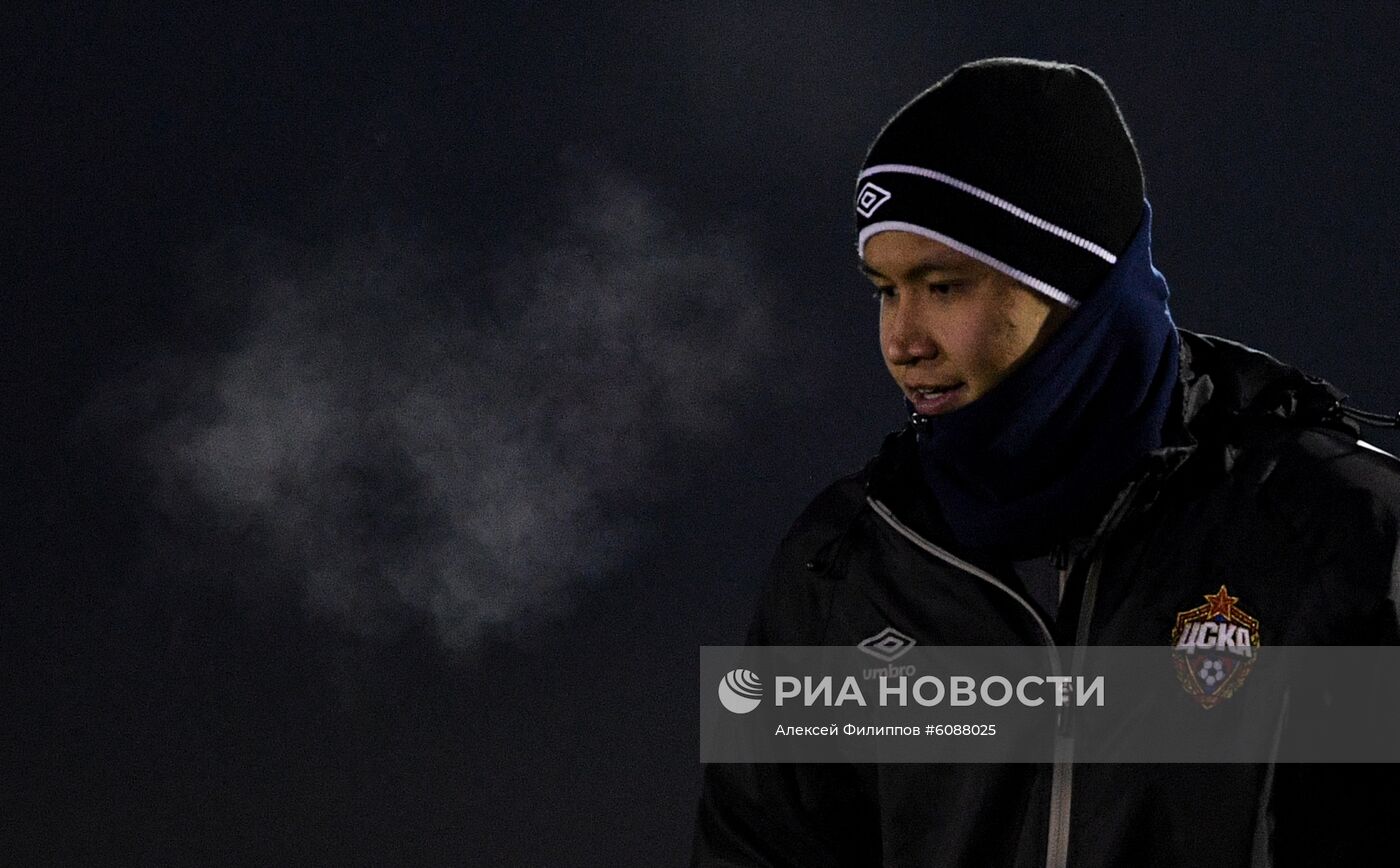 Футбол. Лига Европы. Тренировка ПФК ЦСКА