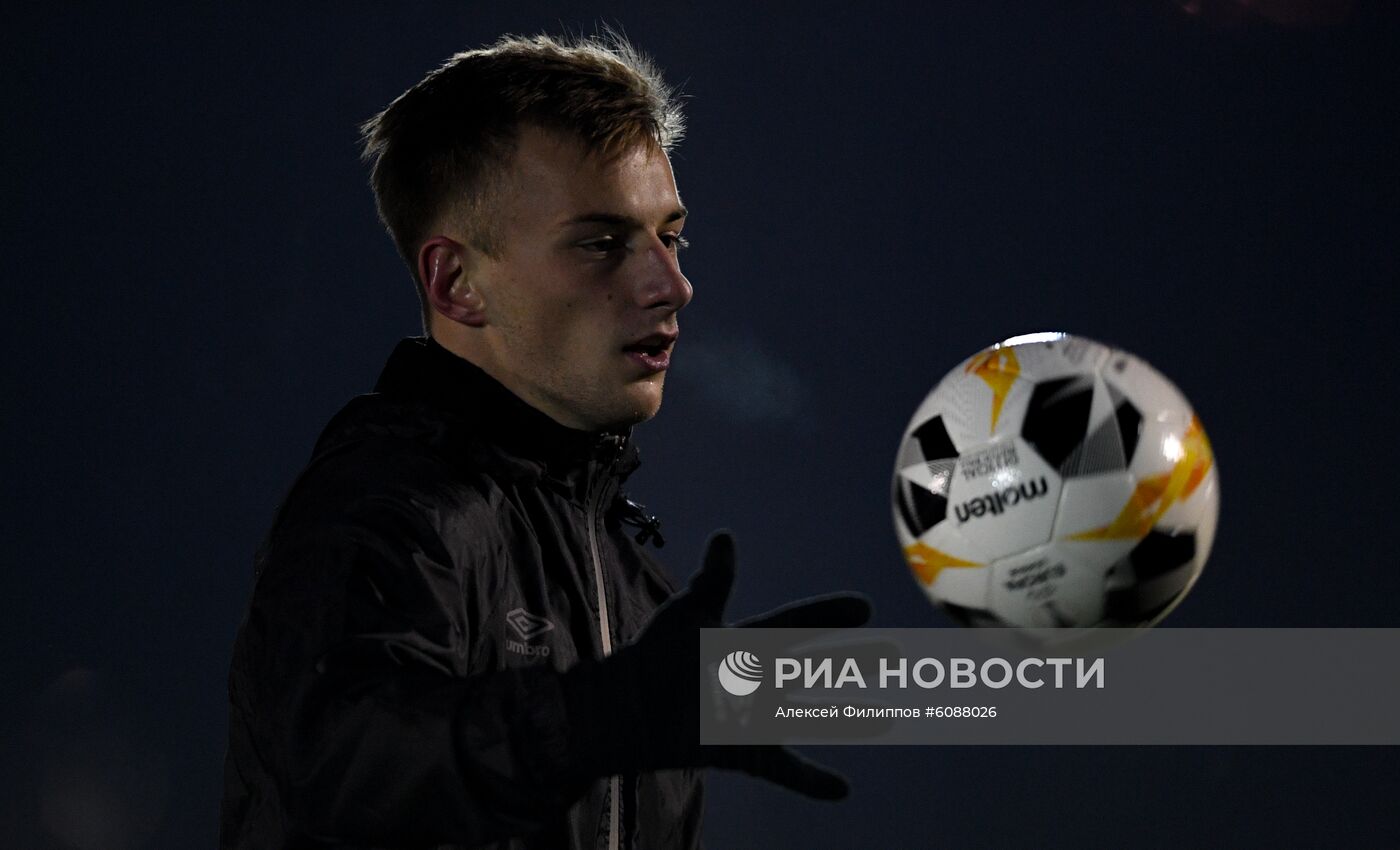 Футбол. Лига Европы. Тренировка ПФК ЦСКА