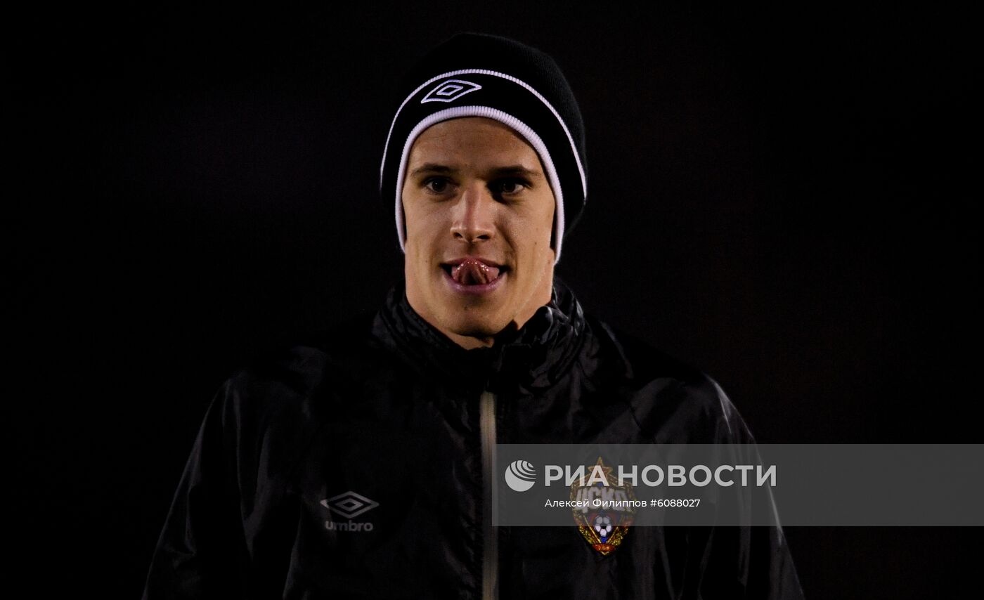 Футбол. Лига Европы. Тренировка ПФК ЦСКА