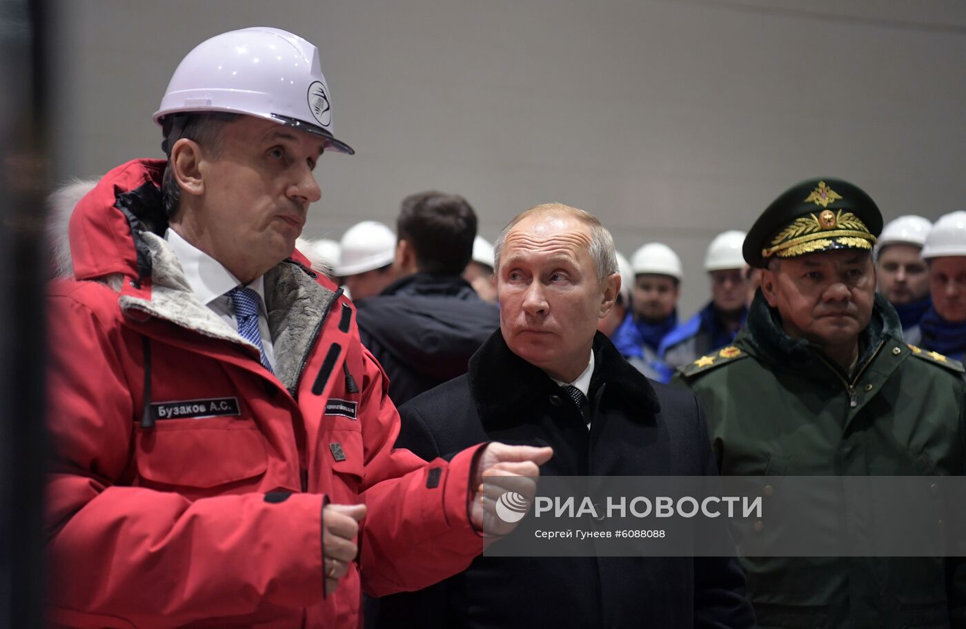 Рабочая поездка президента РФ В. Путина в Санкт-Петербург