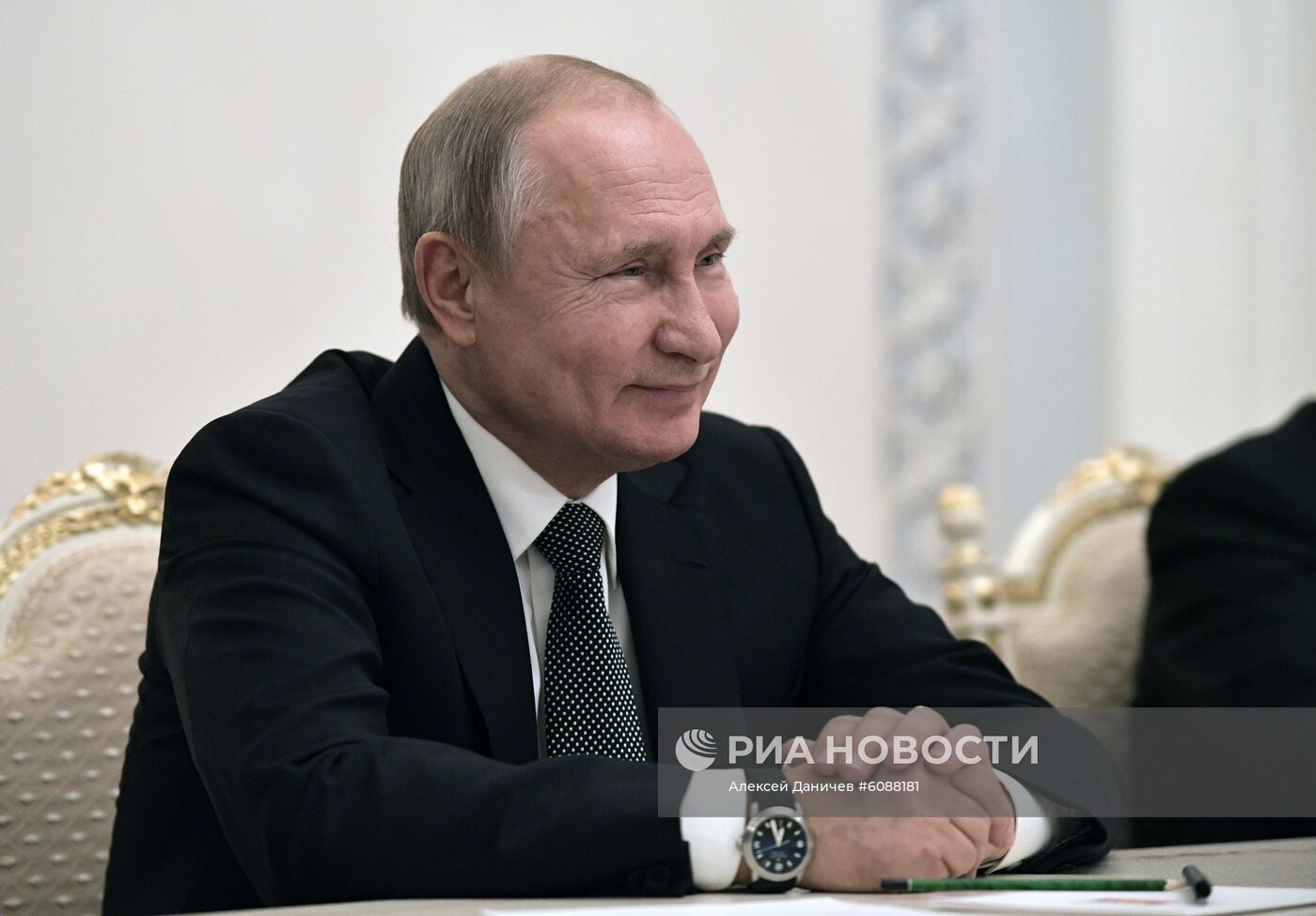 Рабочая поездка президента РФ В. Путина в Санкт-Петербург
