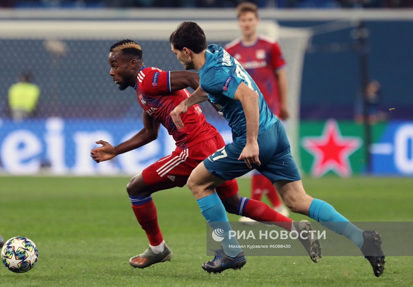 Футбол. Лига чемпионов. Матч "Зенит" "Лион"