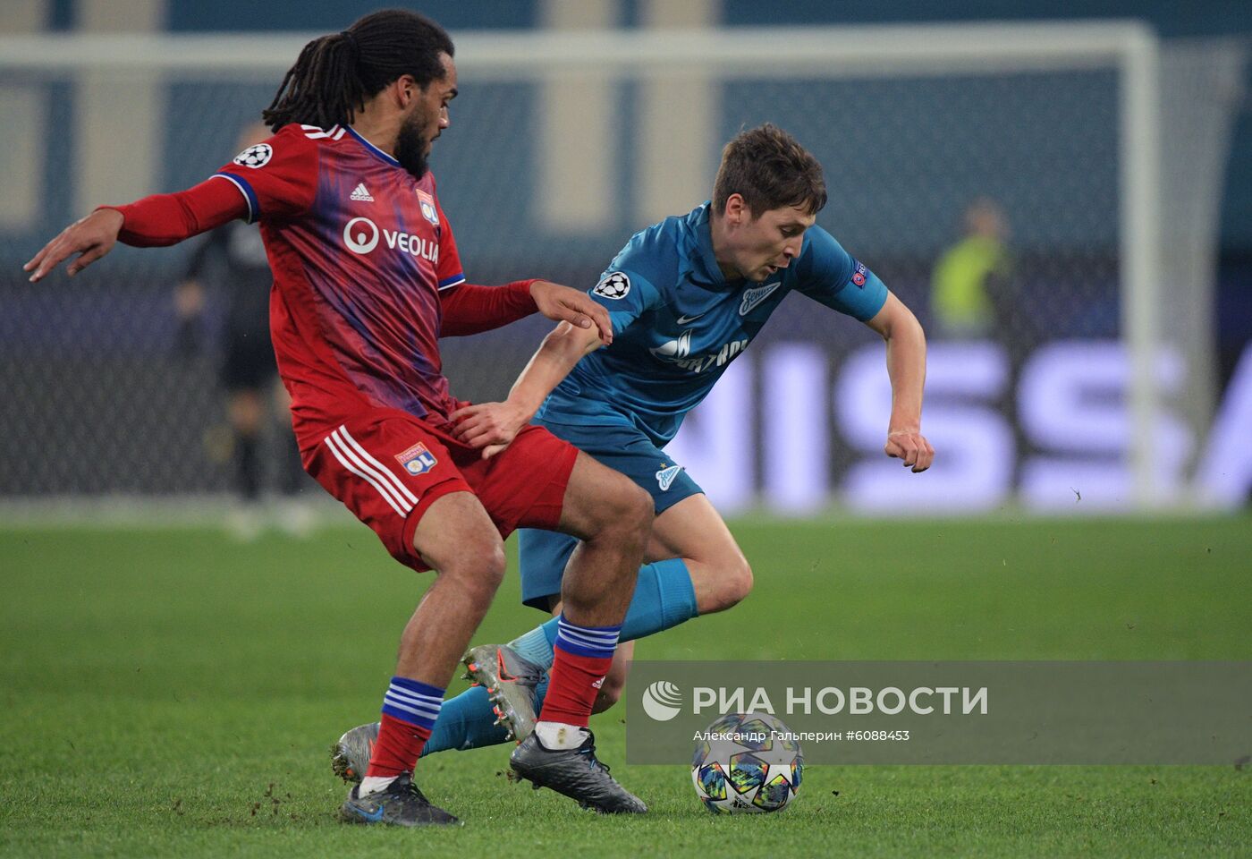 Футбол. Лига чемпионов. Матч "Зенит" "Лион"