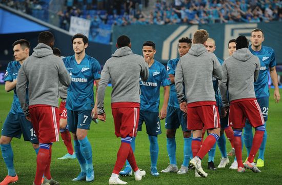 Футбол. Лига чемпионов. Матч "Зенит"  "Лион"