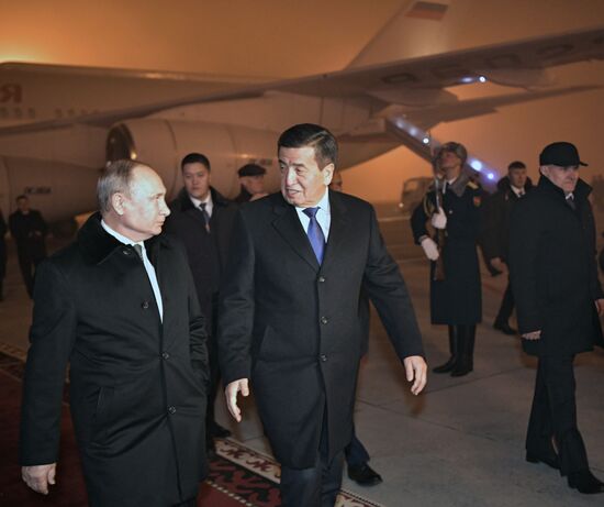Рабочий визит президента РФ В. Путина в Киргизию