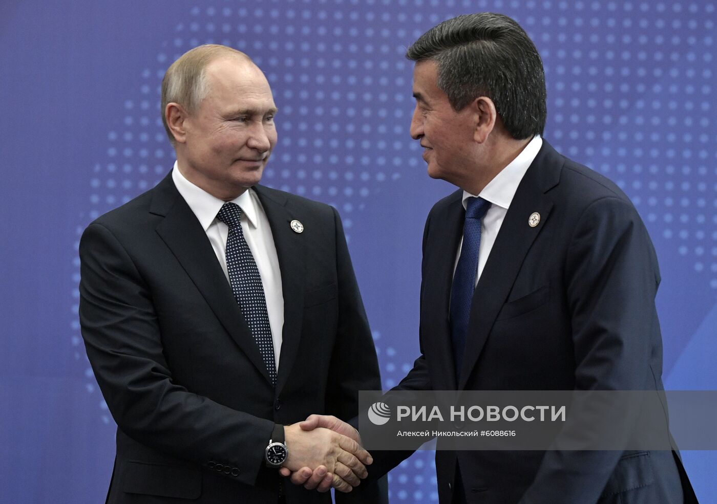 Рабочий визит президента РФ В. Путина в Киргизию