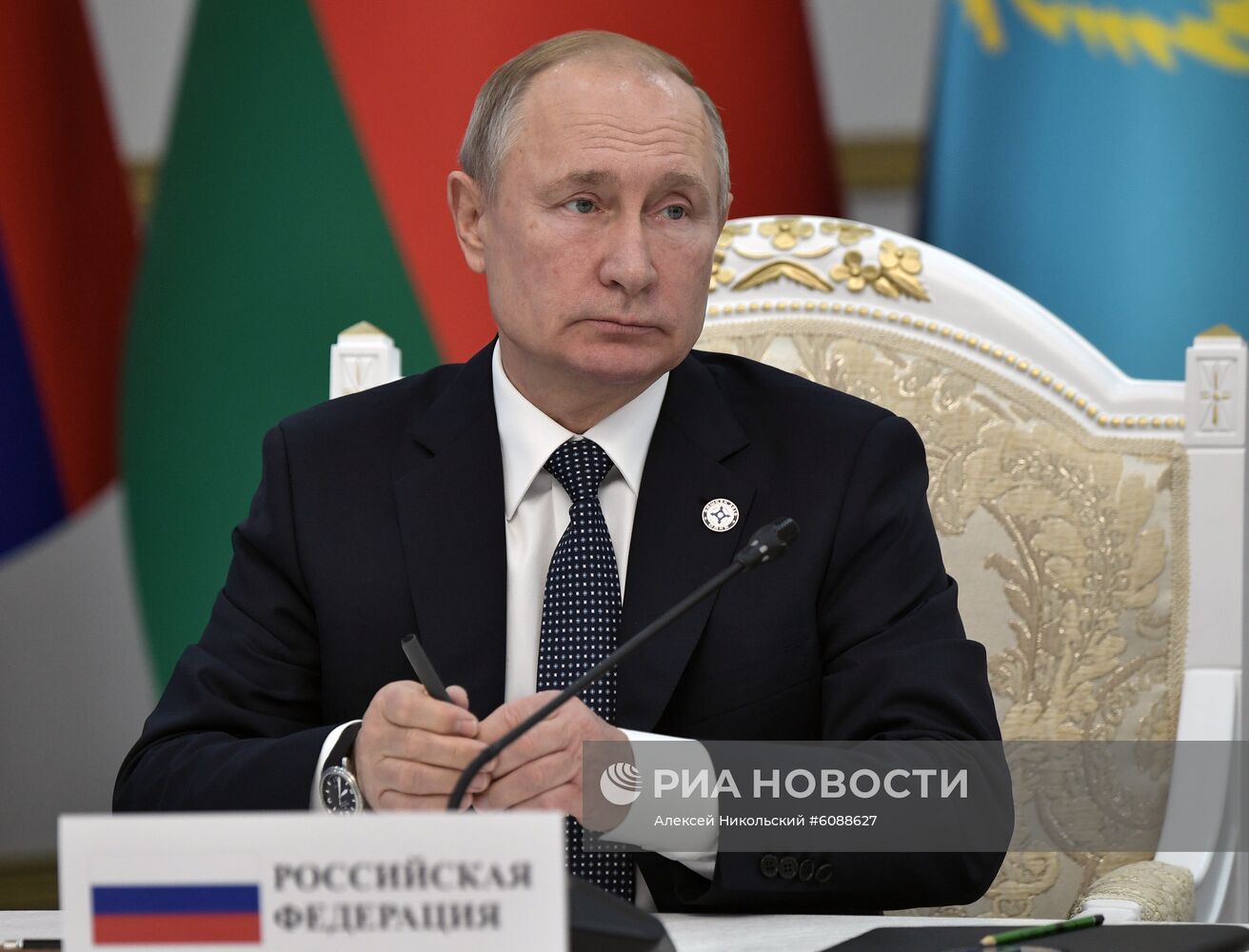 Рабочий визит президента РФ В. Путина в Киргизию