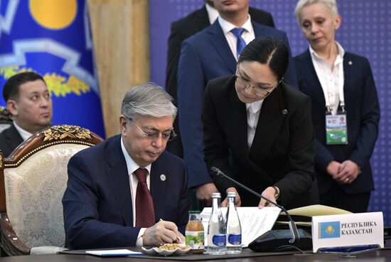 Рабочий визит президента РФ В. Путина в Киргизию