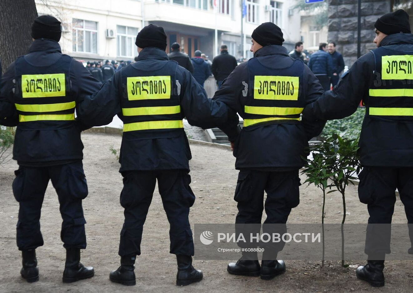 Акция протеста оппозиции в Тбилиси