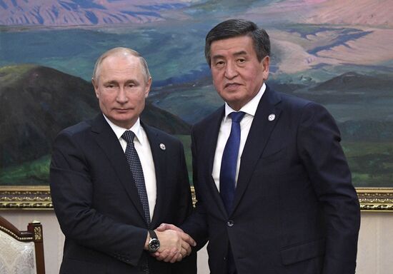 Рабочий визит президента РФ В. Путина в Киргизию