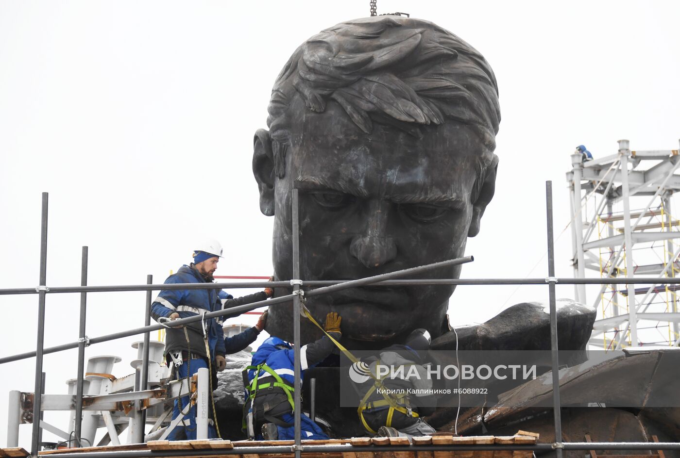 Строительство Ржевского мемориала Советскому солдату 