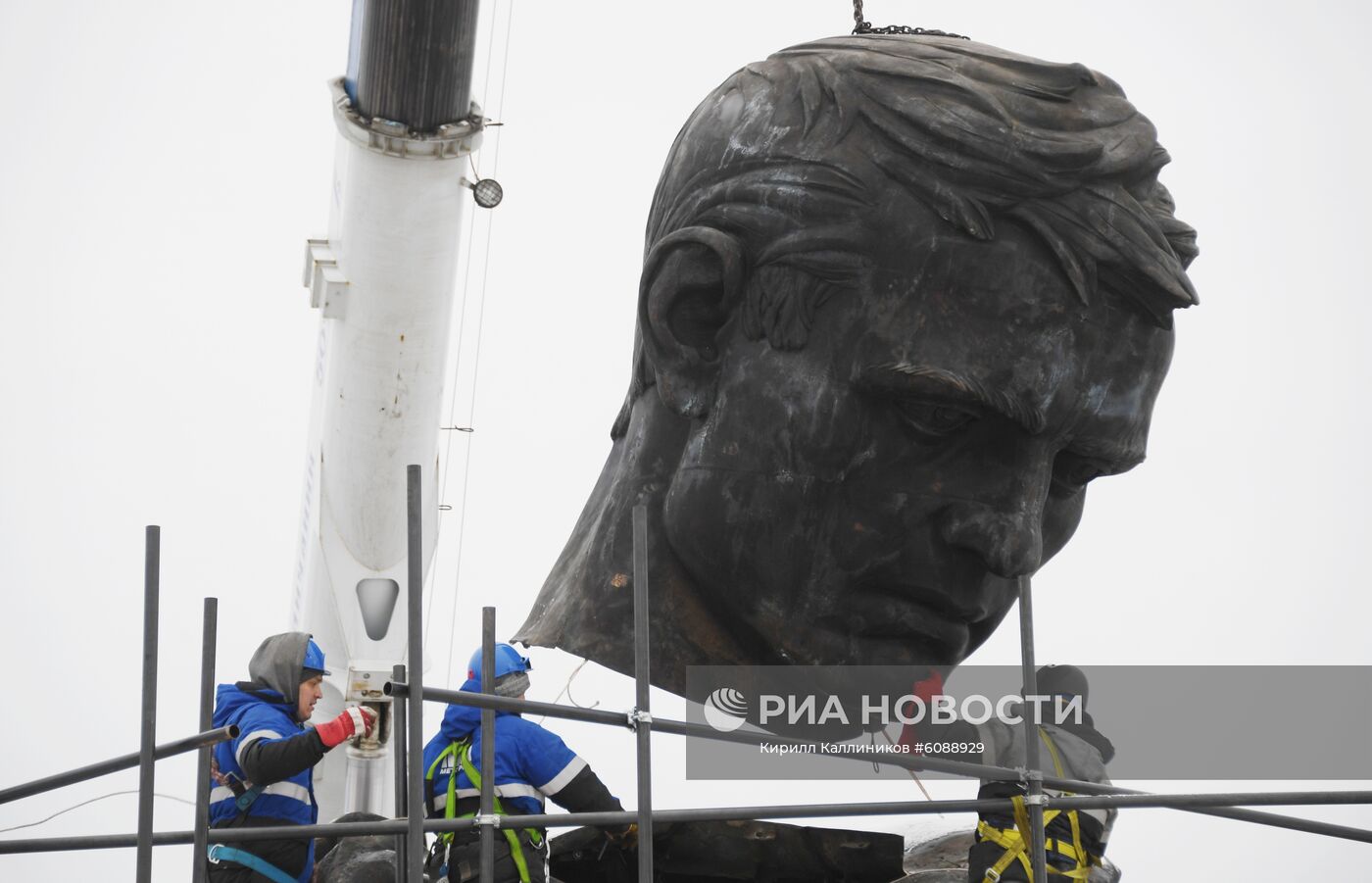 Строительство Ржевского мемориала Советскому солдату 