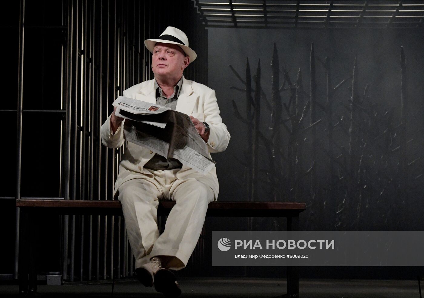 Показ премьерного спектакля "Капкан" в театре "Ленком"