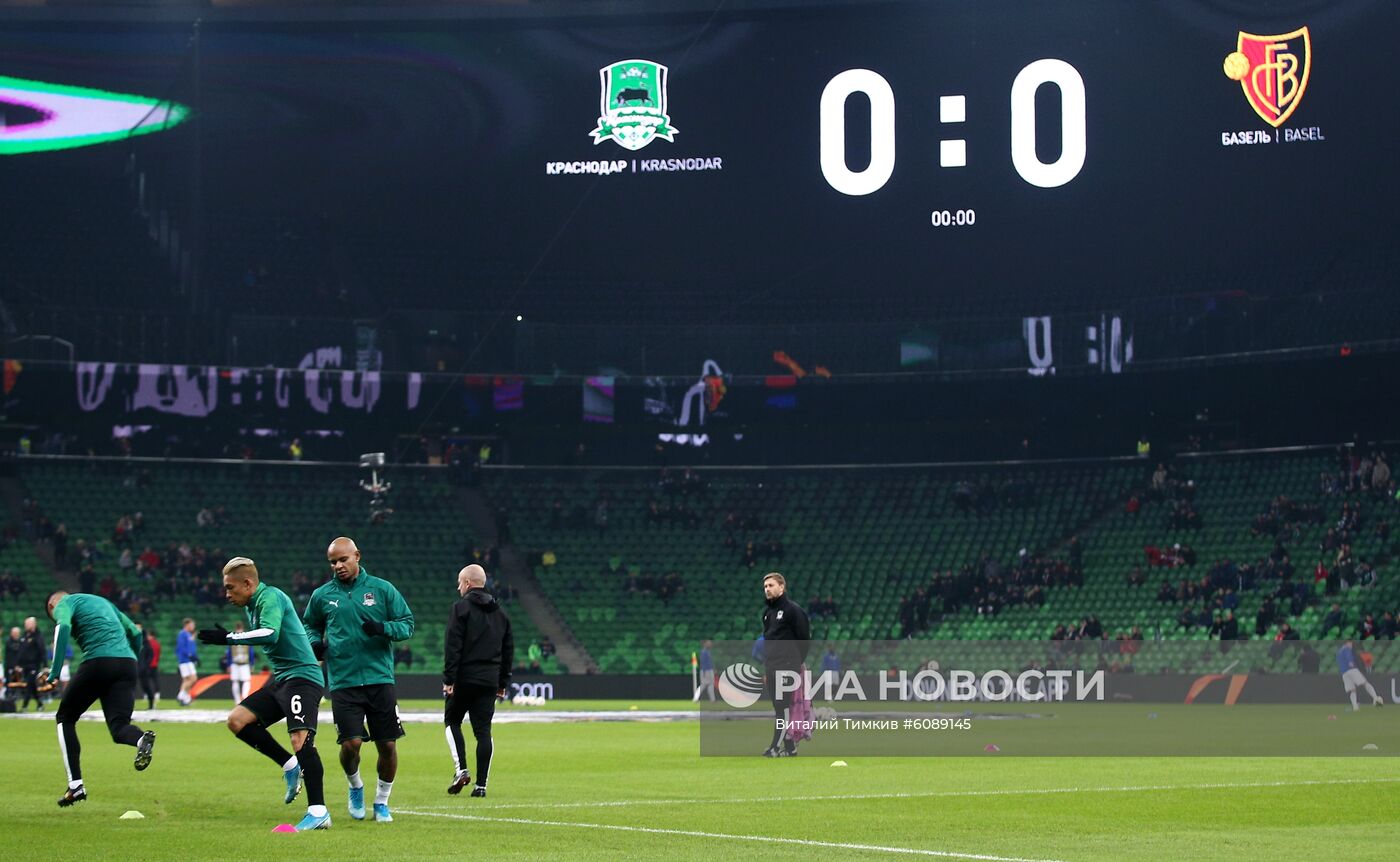 Футбол. Лига Европы. Матч "Краснодар" - "Базель"
