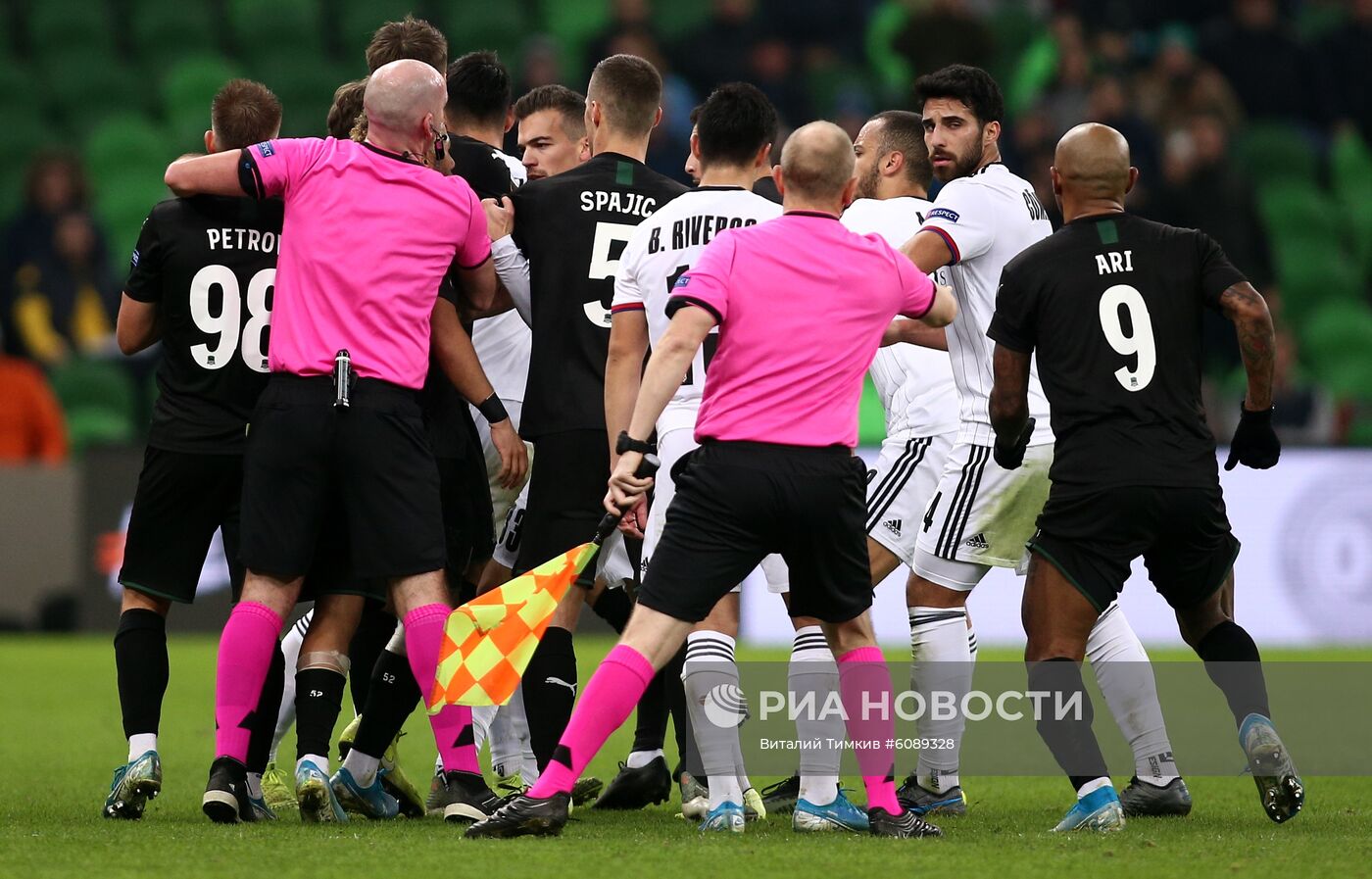 Футбол. Лига Европы. Матч "Краснодар" - "Базель"