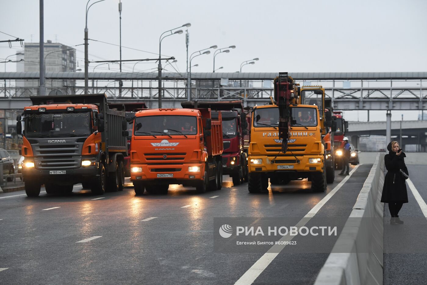 Открытие движения по Карамышевскому мосту