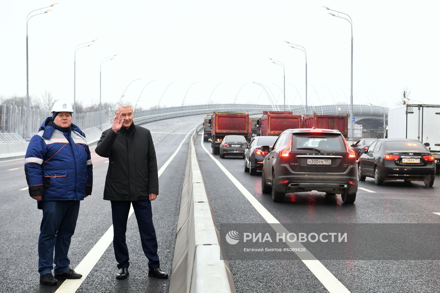 Открытие движения по Карамышевскому мосту