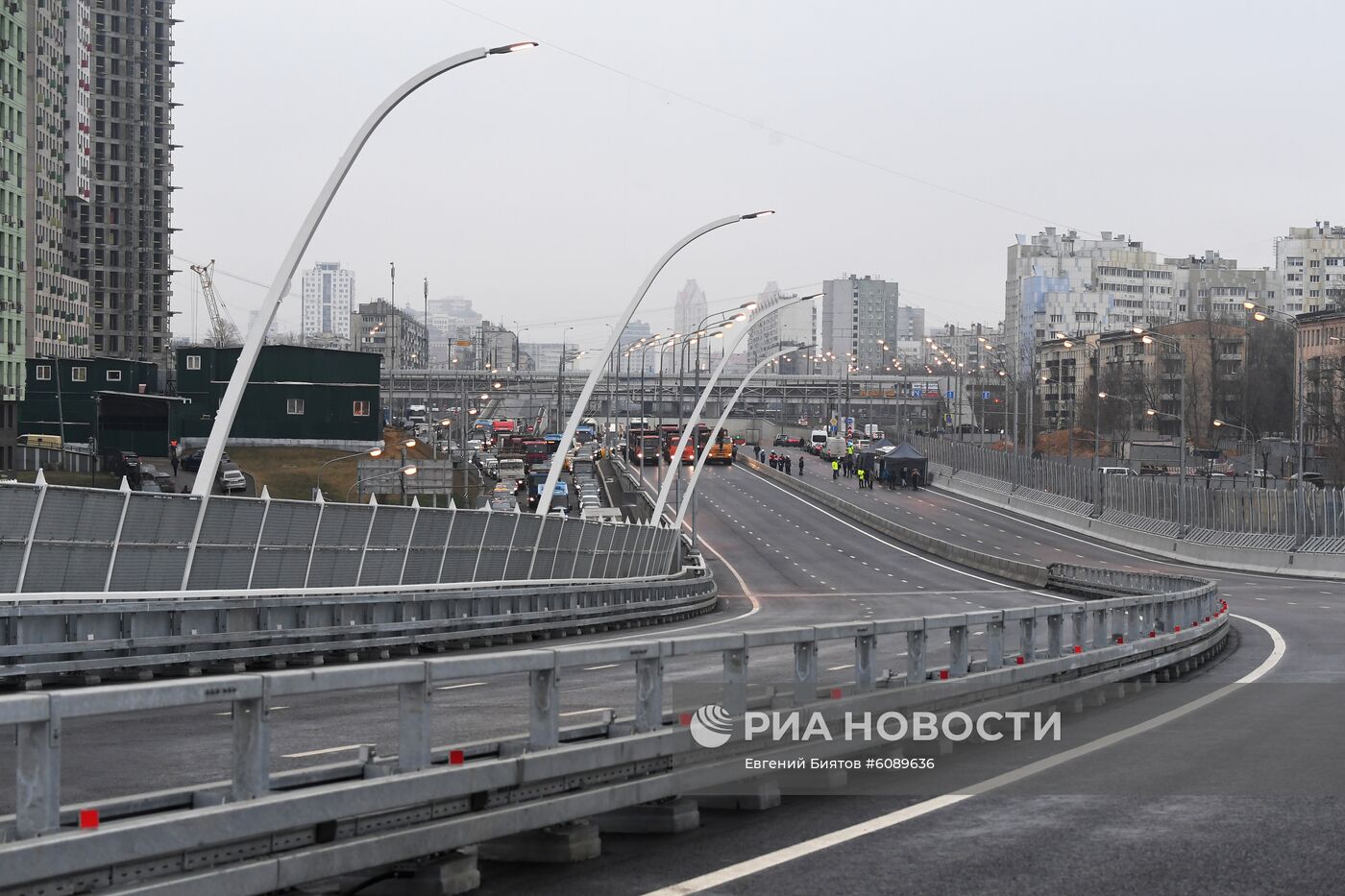 Открытие движения по Карамышевскому мосту