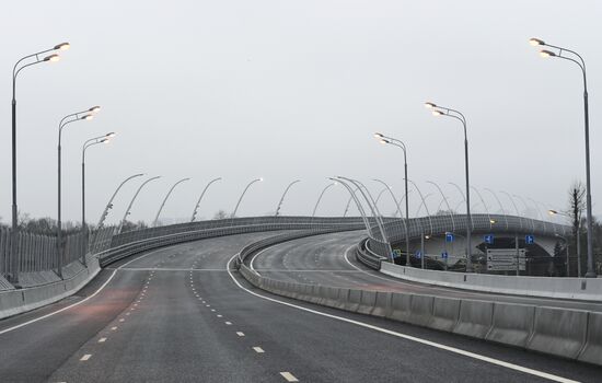 Открытие движения по Карамышевскому мосту