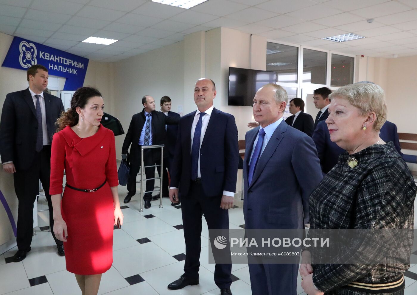 Рабочая поездка президента РФ В. Путина в Кабардино-Балкарию