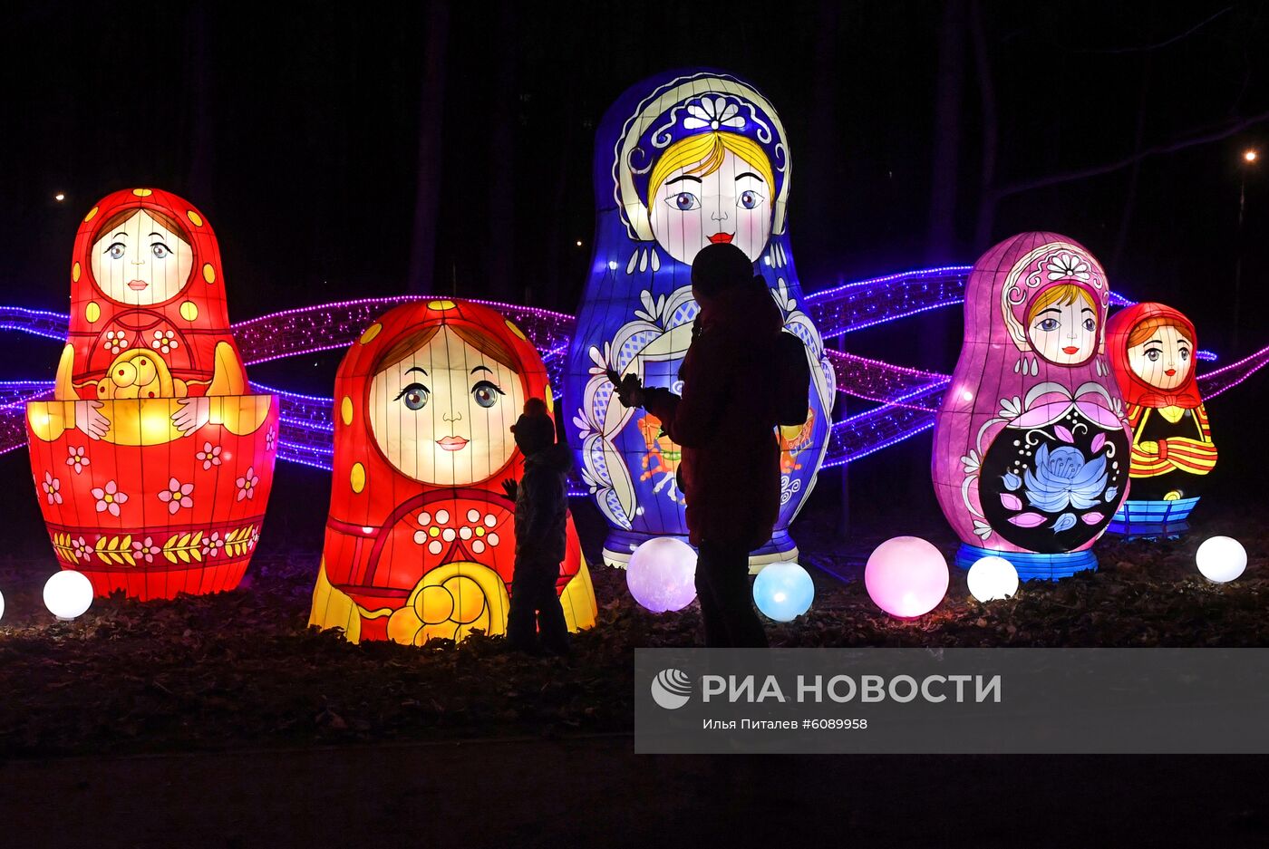 "Фестиваль волшебных китайских фонарей" в Москве