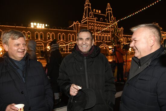 Открытие ГУМ-Катка на Красной площади